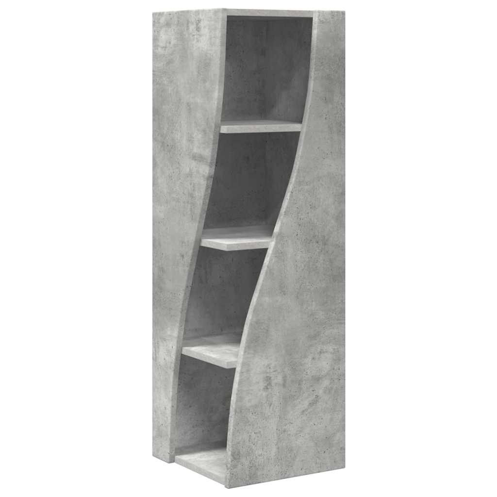 Hoekkast Wit 32x32x102cm Bewerkt hout