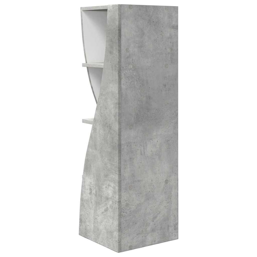 Hoekkast Wit 32x32x102cm Bewerkt hout