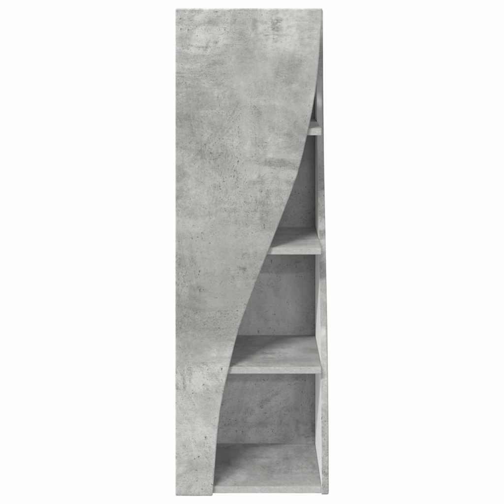 Hoekkast Wit 32x32x102cm Bewerkt hout