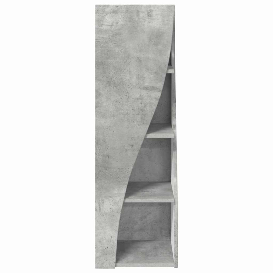 Hoekkast Wit 32x32x102cm Bewerkt hout