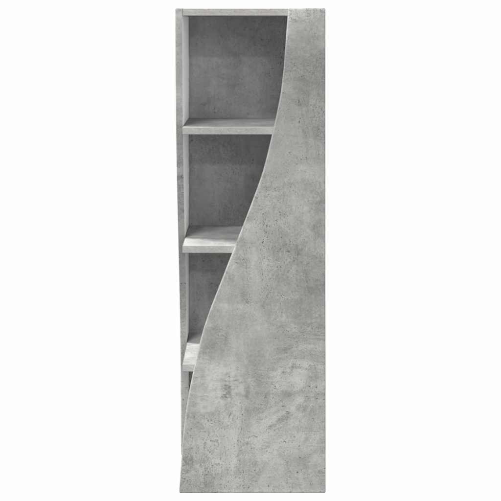 Hoekkast Wit 32x32x102cm Bewerkt hout