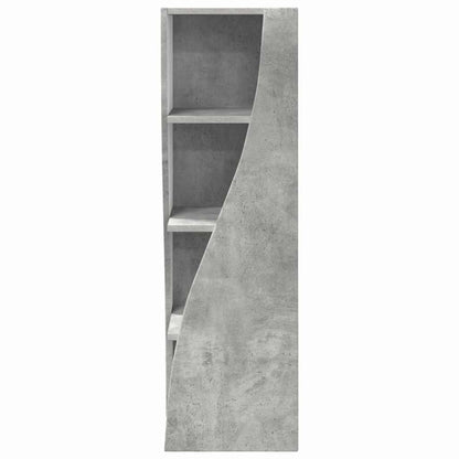 Hoekkast Wit 32x32x102cm Bewerkt hout