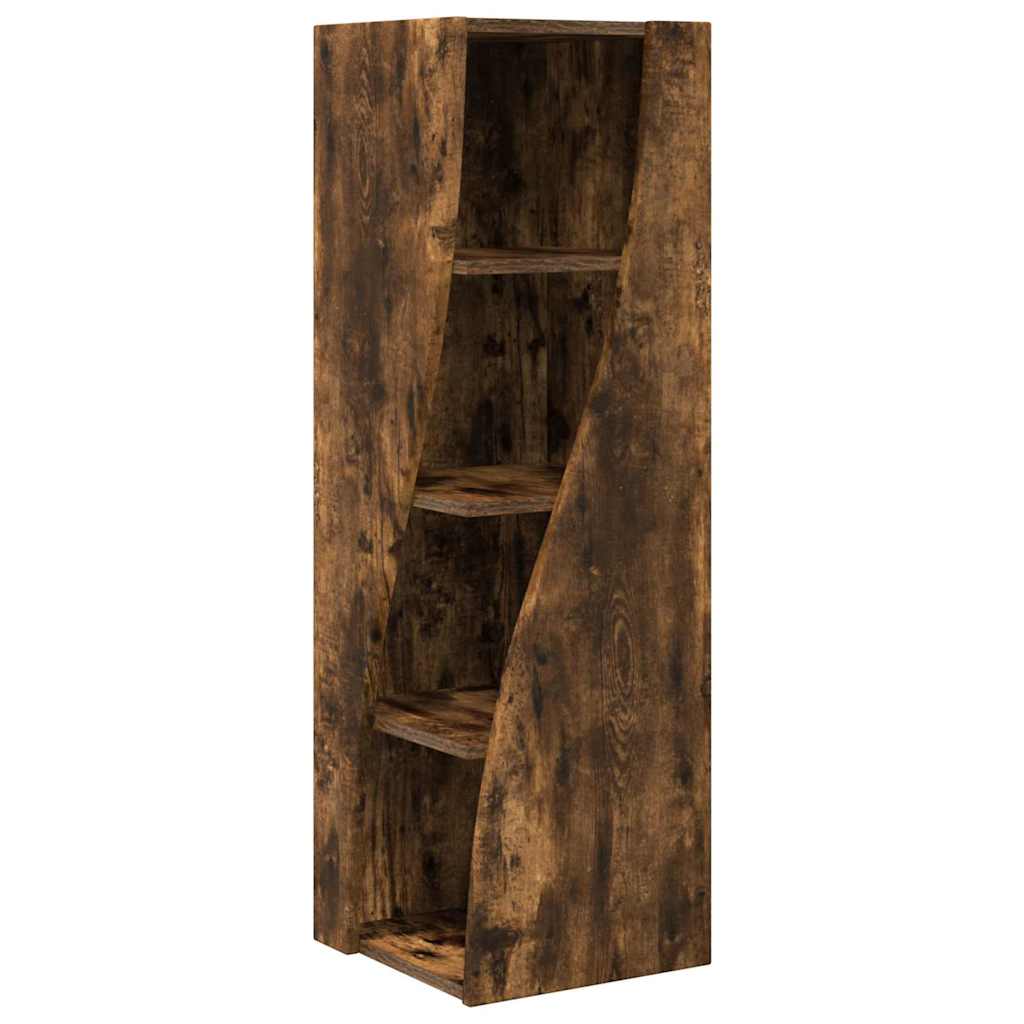 Hoekkast Wit 32x32x102cm Bewerkt hout
