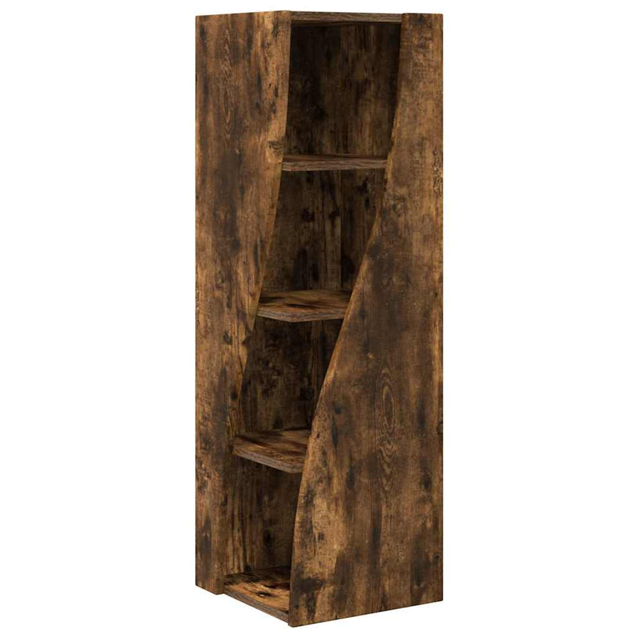 Hoekkast Wit 32x32x102cm Bewerkt hout