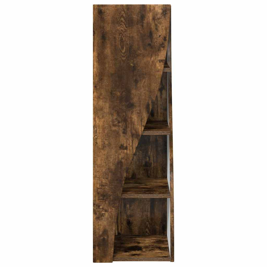 Hoekkast Wit 32x32x102cm Bewerkt hout