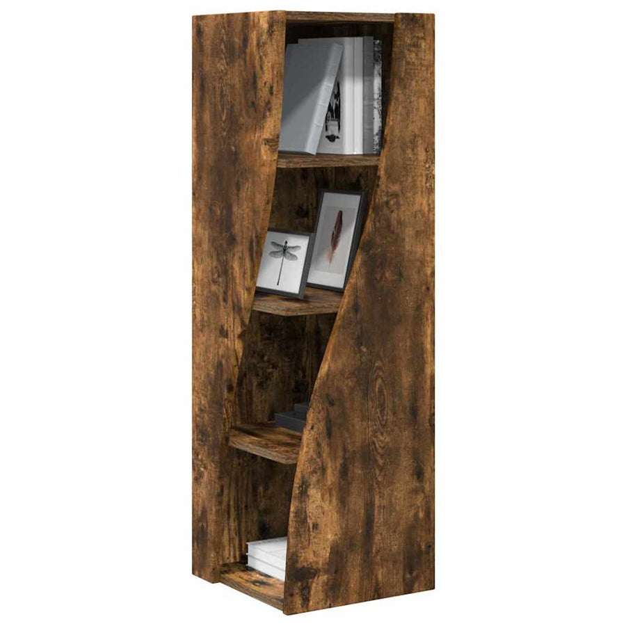 Hoekkast Wit 32x32x102cm Bewerkt hout