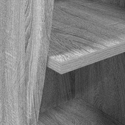 Hoekkast Wit 32x32x102cm Bewerkt hout