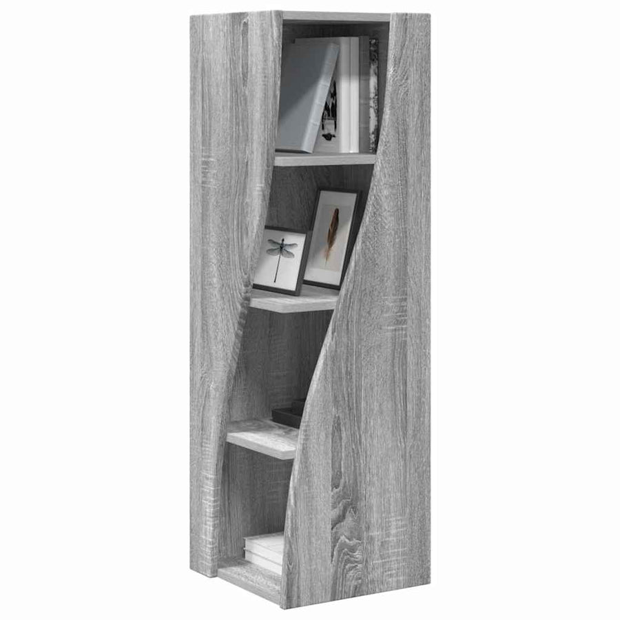Hoekkast Wit 32x32x102cm Bewerkt hout