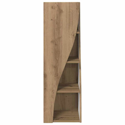Hoekkast Wit 32x32x102cm Bewerkt hout