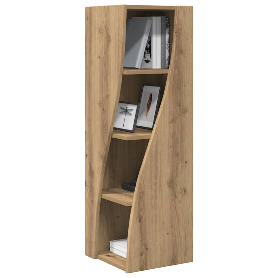 Hoekkast Wit 32x32x102cm Bewerkt hout