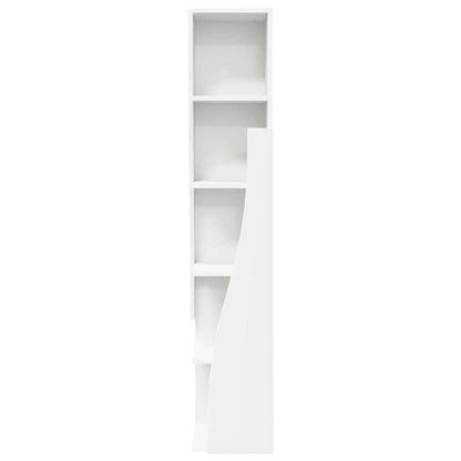 Hoekkast Wit 27,5x27x140cm Bewerkt hout