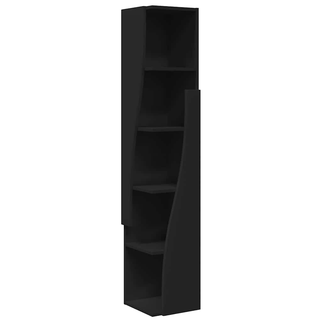 Hoekkast Wit 27,5x27x140cm Bewerkt hout