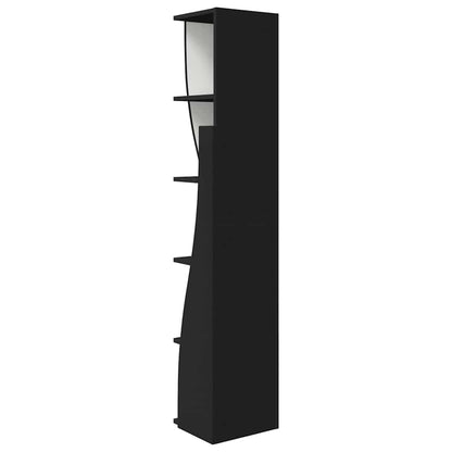 Hoekkast Wit 27,5x27x140cm Bewerkt hout