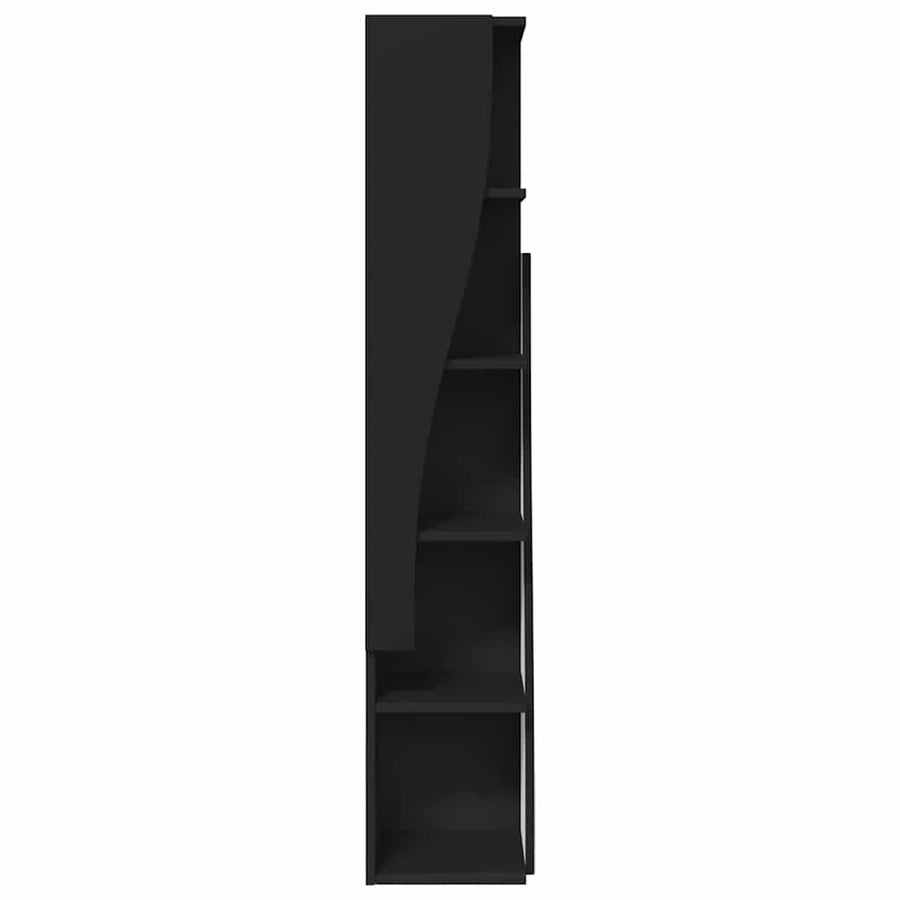 Hoekkast Wit 27,5x27x140cm Bewerkt hout