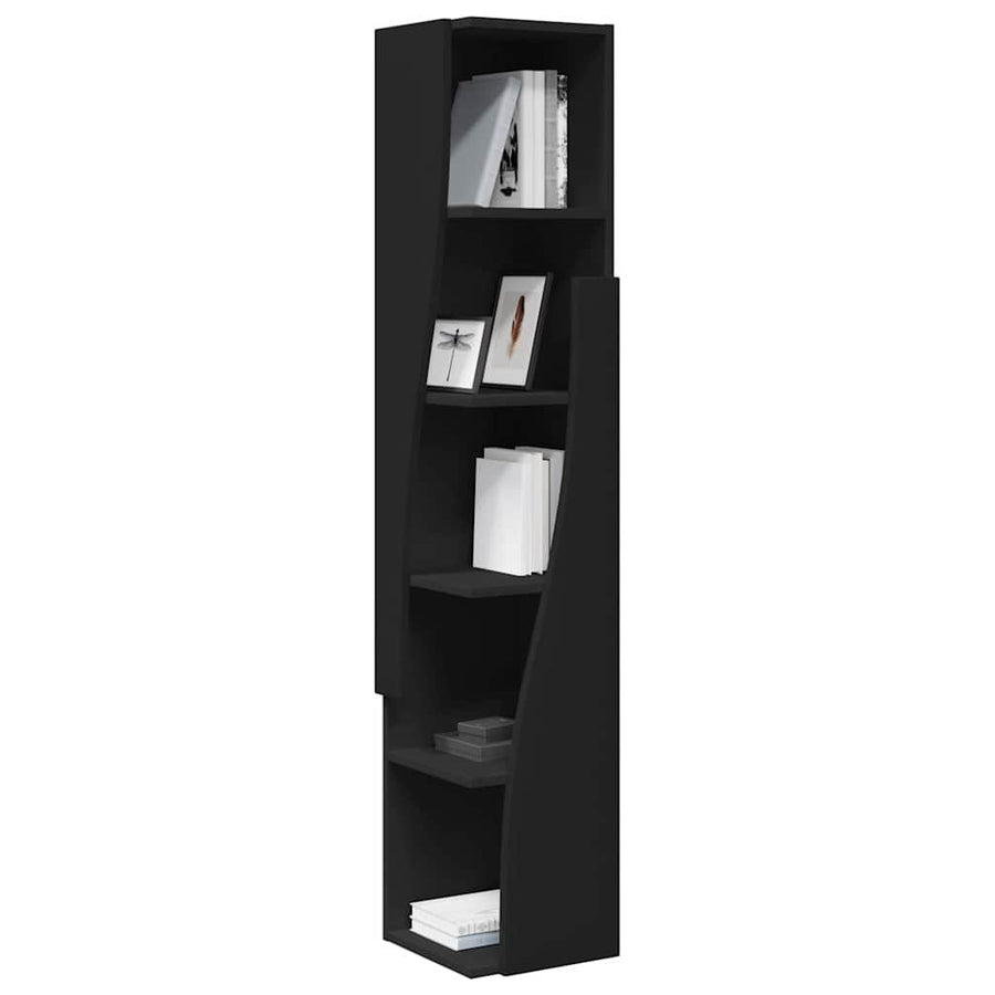 Hoekkast Wit 27,5x27x140cm Bewerkt hout