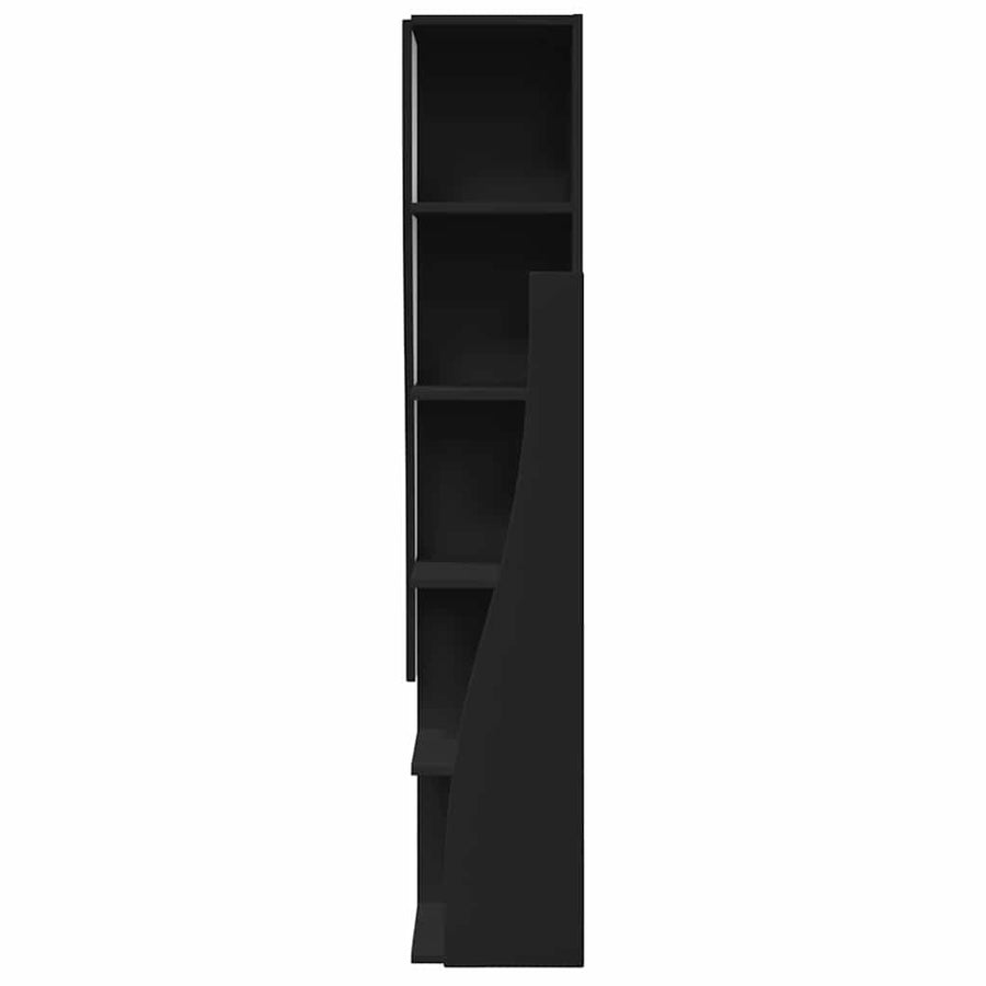 Hoekkast Wit 27,5x27x140cm Bewerkt hout