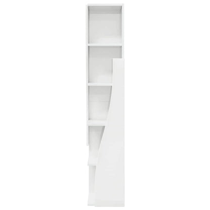 Hoekkast Wit 27,5x27x140cm Bewerkt hout