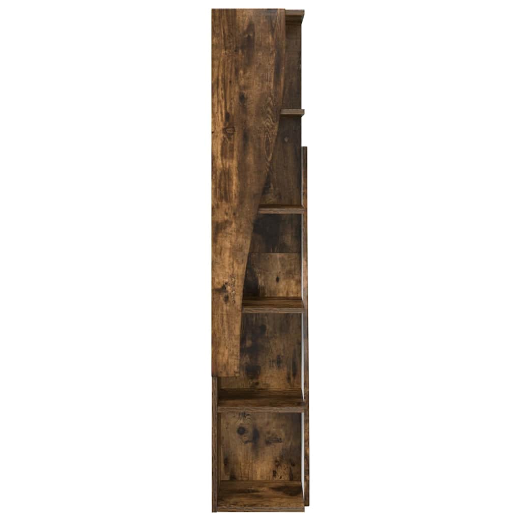 Hoekkast Wit 27,5x27x140cm Bewerkt hout