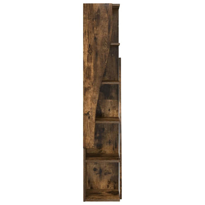Hoekkast Wit 27,5x27x140cm Bewerkt hout