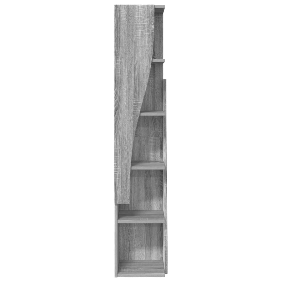Hoekkast Wit 27,5x27x140cm Bewerkt hout