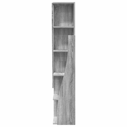 Hoekkast Wit 27,5x27x140cm Bewerkt hout
