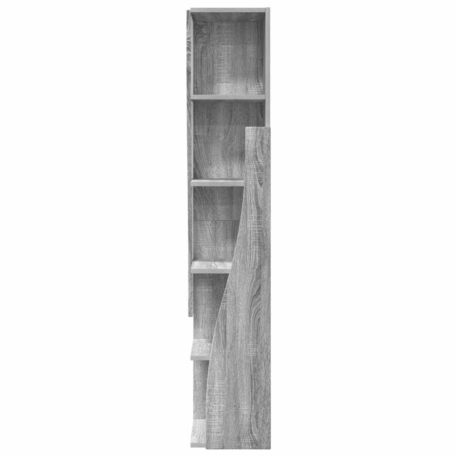 Hoekkast Wit 27,5x27x140cm Bewerkt hout