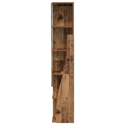Hoekkast Wit 27,5x27x140cm Bewerkt hout