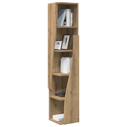 Hoekkast Wit 27,5x27x140cm Bewerkt hout
