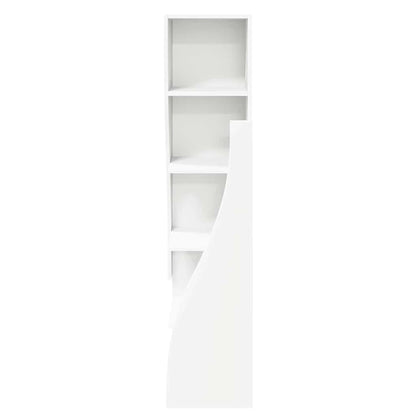 Hoekkast Wit 32x32x140cm Bewerkt hout