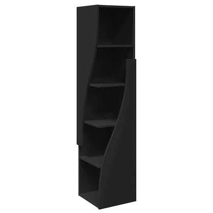 Hoekkast Wit 32x32x140cm Bewerkt hout