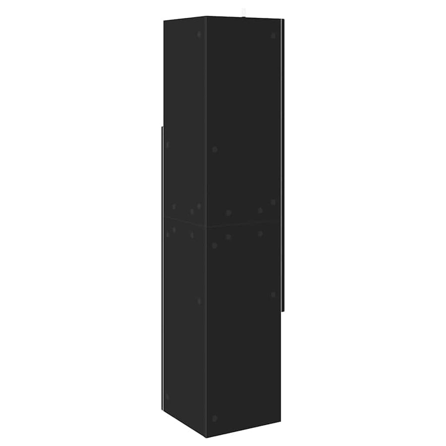 Hoekkast Wit 32x32x140cm Bewerkt hout