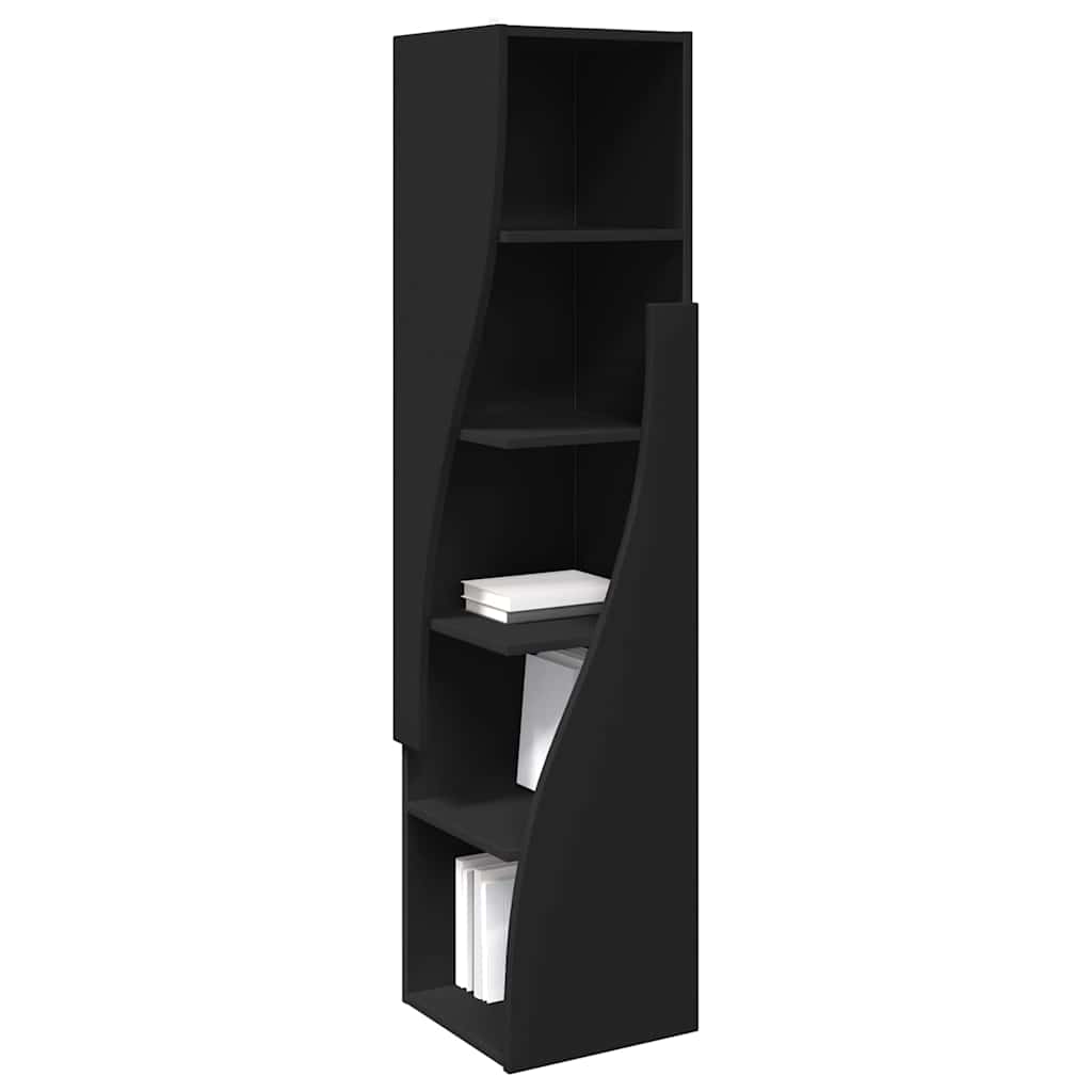 Hoekkast Wit 32x32x140cm Bewerkt hout