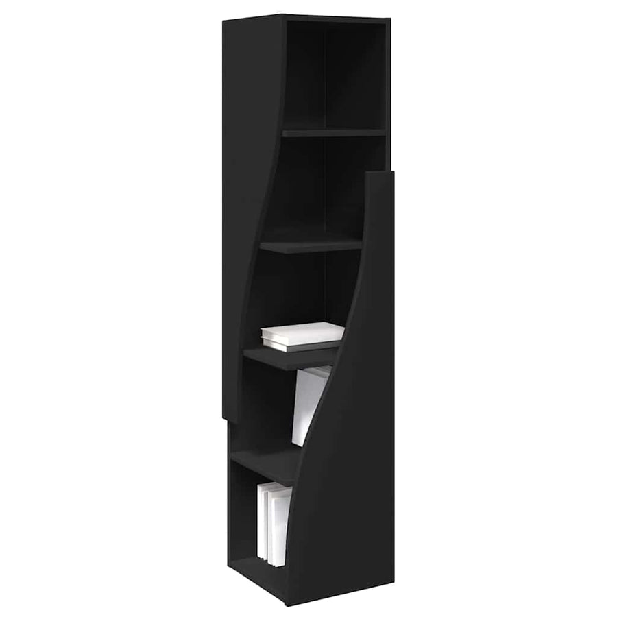 Hoekkast Wit 32x32x140cm Bewerkt hout