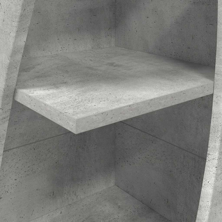 Hoekkast Wit 32x32x140cm Bewerkt hout
