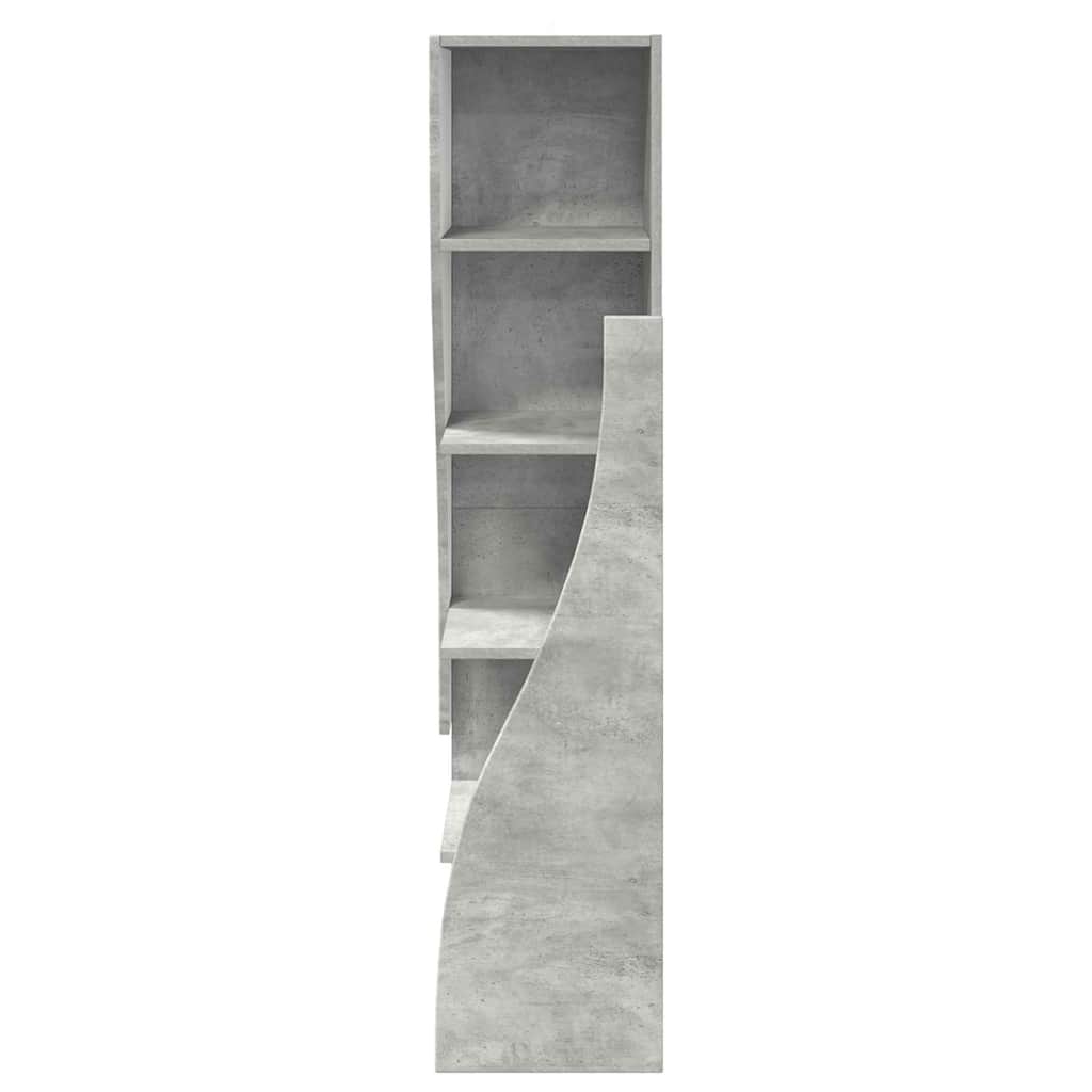 Hoekkast Wit 32x32x140cm Bewerkt hout