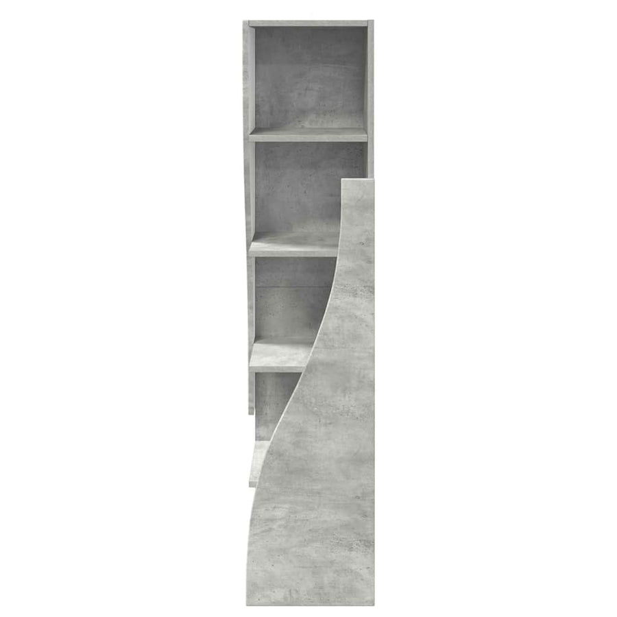 Hoekkast Wit 32x32x140cm Bewerkt hout