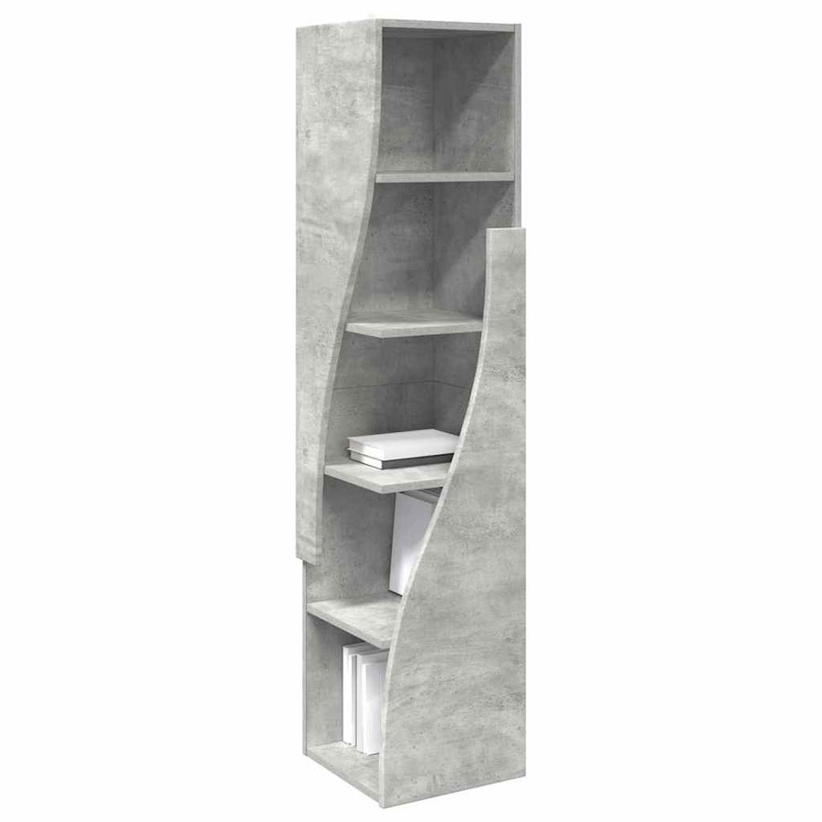 Hoekkast Wit 32x32x140cm Bewerkt hout