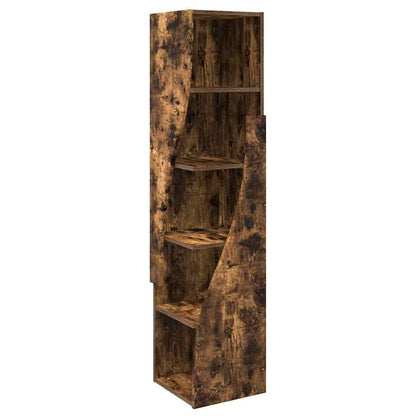 Hoekkast Gerookt eiken 32x32x140cm Bewerkt hout