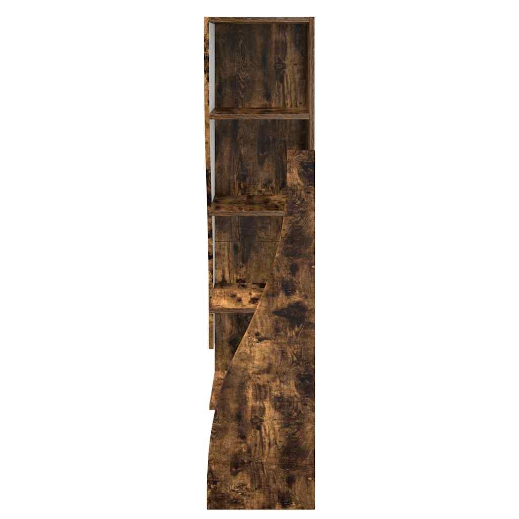 Hoekkast Gerookt eiken 32x32x140cm Bewerkt hout