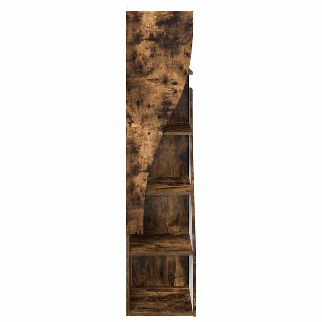 Hoekkast Gerookt eiken 32x32x140cm Bewerkt hout
