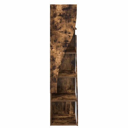 Hoekkast Gerookt eiken 32x32x140cm Bewerkt hout
