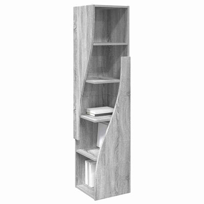 Hoekkast Wit 32x32x140cm Bewerkt hout