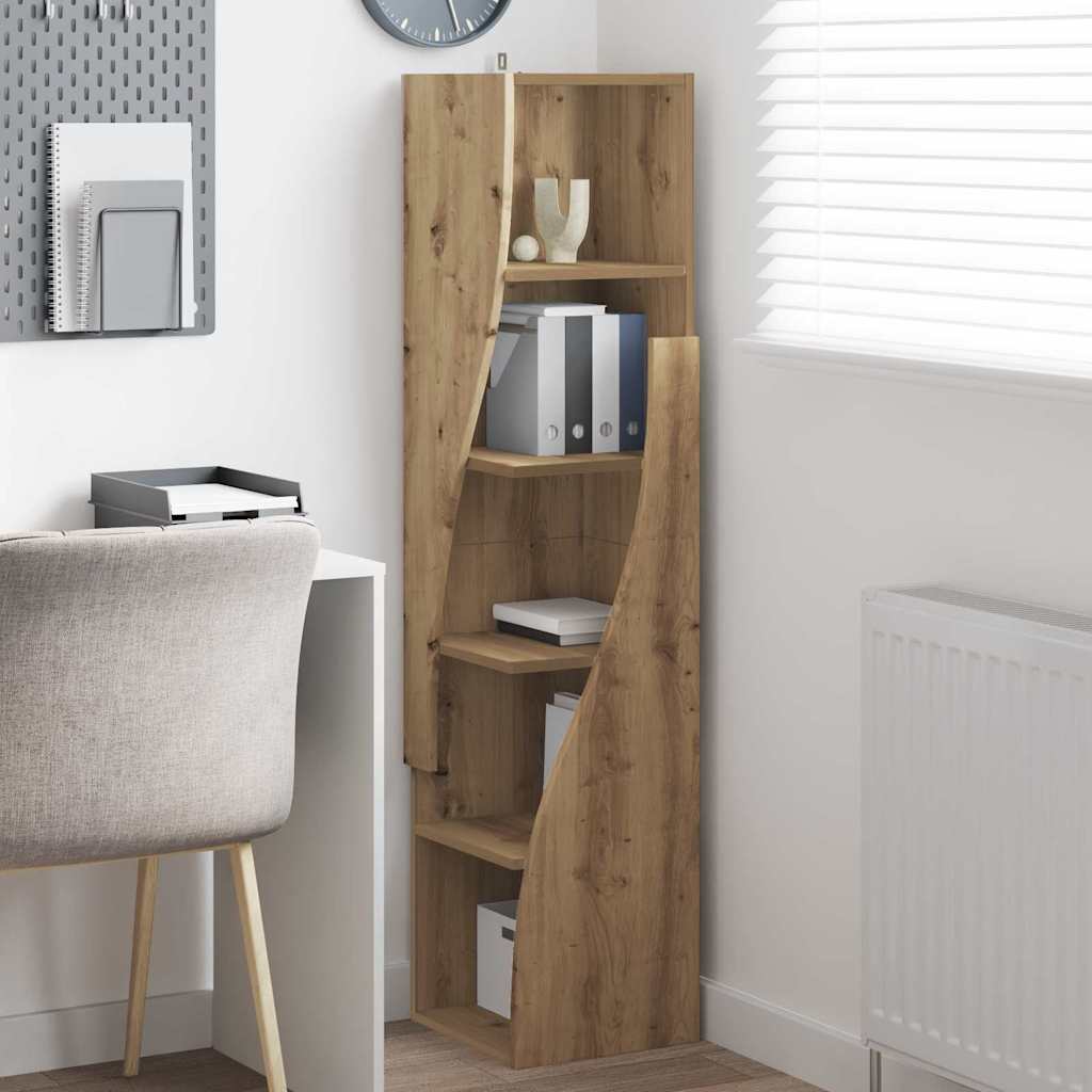 Hoekkast Artisan Eiken 32x32x140cm Bewerkt hout
