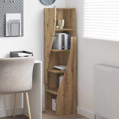 Hoekkast Artisan Eiken 32x32x140cm Bewerkt hout
