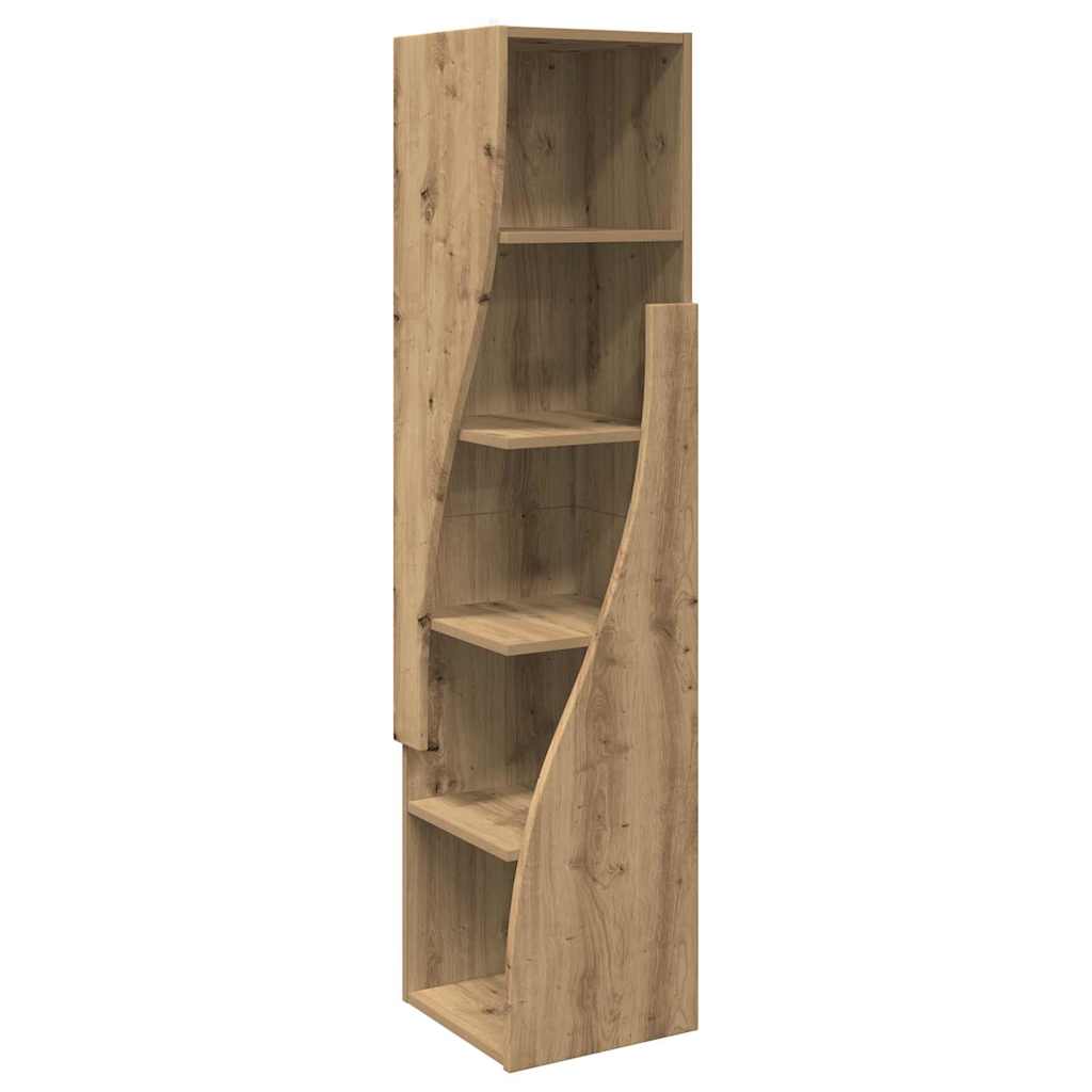 Hoekkast Artisan Eiken 32x32x140cm Bewerkt hout