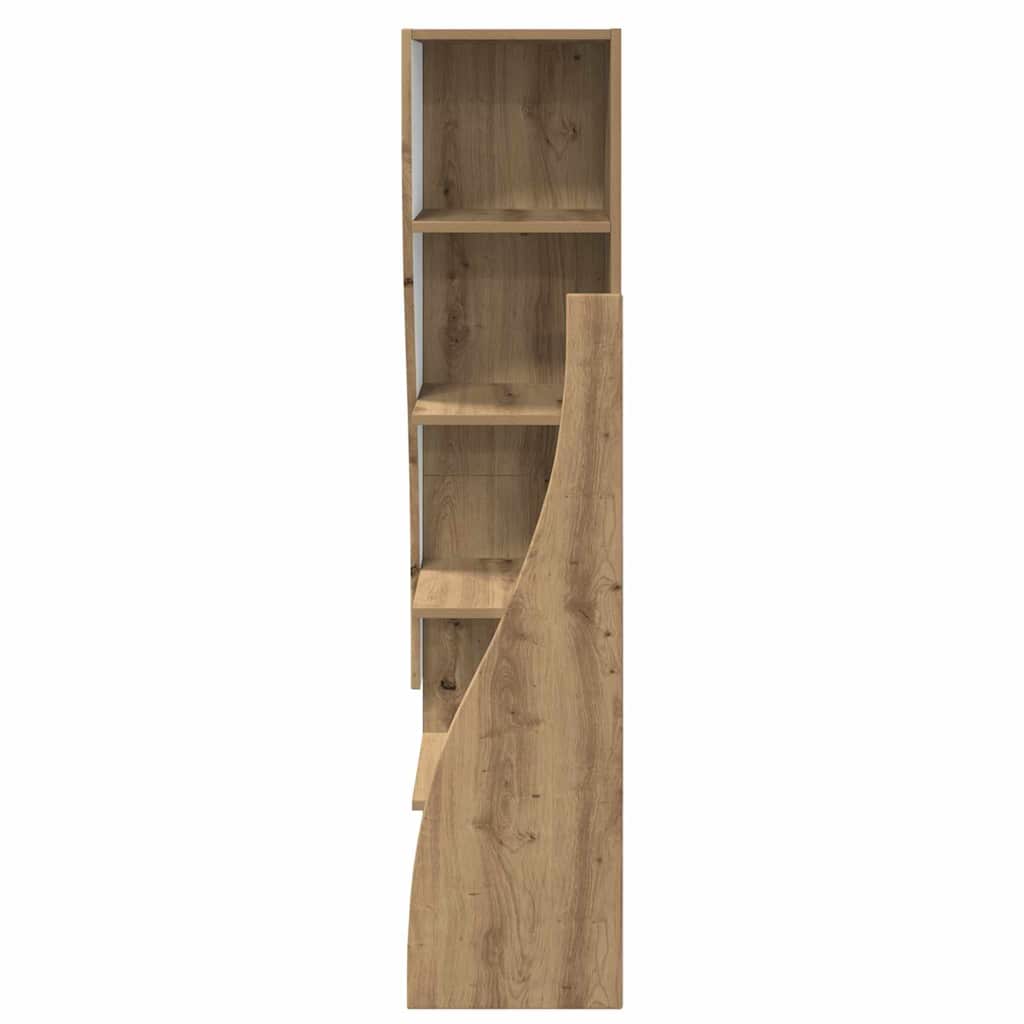 Hoekkast Artisan Eiken 32x32x140cm Bewerkt hout