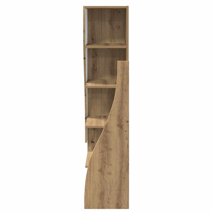 Hoekkast Artisan Eiken 32x32x140cm Bewerkt hout