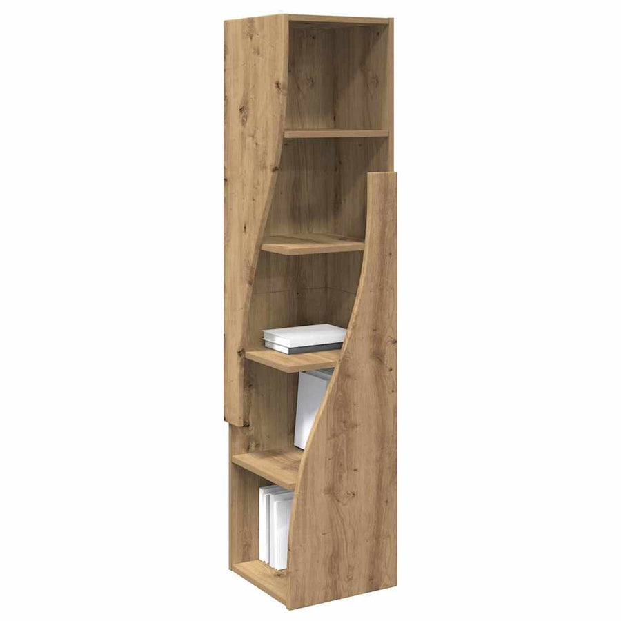Hoekkast Artisan Eiken 32x32x140cm Bewerkt hout