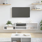 Tv-stand 150x25x28,5 cm bewerkt hout