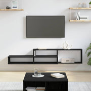 Tv-stand 150x25x28,5 cm bewerkt hout
